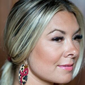 Leopard Logo earring